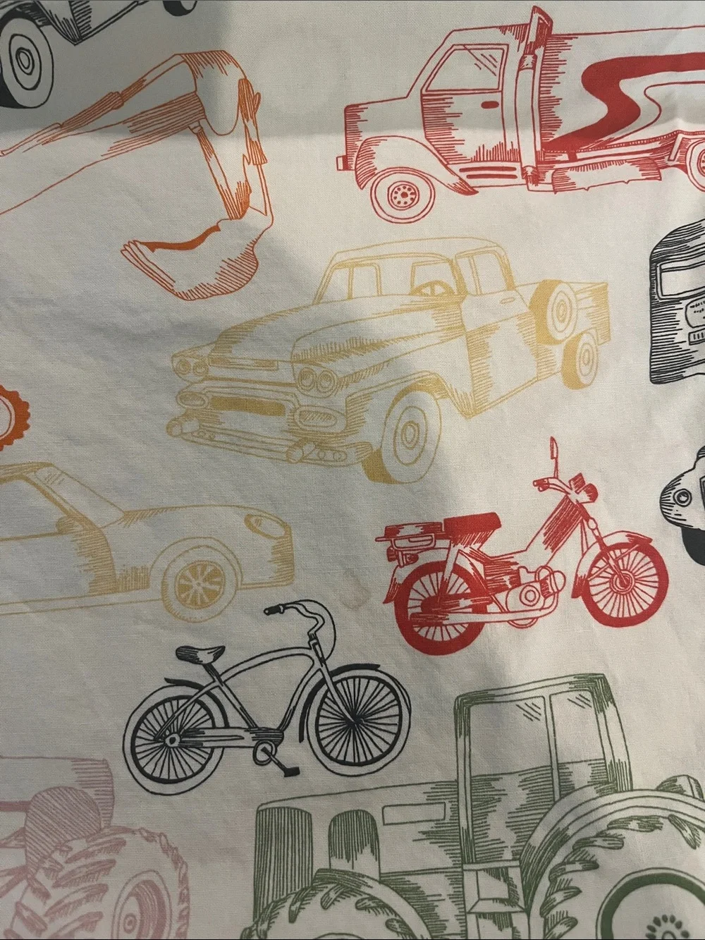 IKEA Twin Kid’s  Vehicle Print Cotton Duvet Cover